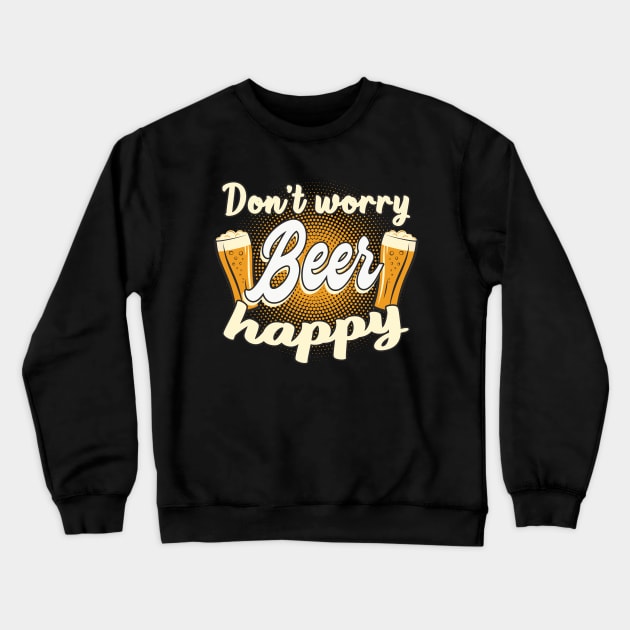 Beer funny wordplay Crewneck Sweatshirt by Foxxy Merch